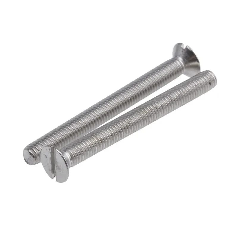 RS PRO Slot Countersunk Stainless Steel Machine Screw 50 mm M5 914-1680