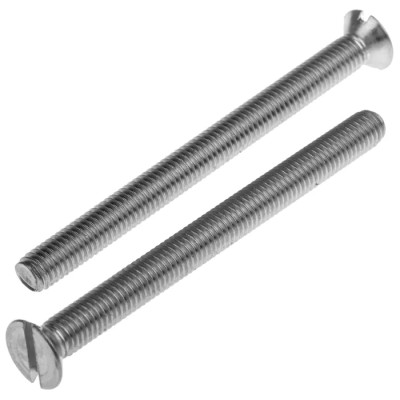 RS PRO Slot Countersunk Stainless Steel Machine Screw 60 mm M5 914-1699