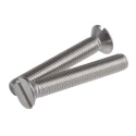 RS PRO Slot Countersunk Stainless Steel Machine Screw 40 mm M6 914-1703