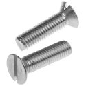 RS PRO Slot Countersunk Stainless Steel Machine Screw 30 mm M8 914-1737