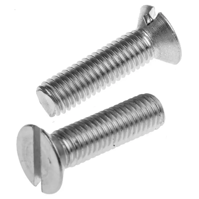 RS PRO Slot Countersunk Stainless Steel Machine Screw 30 mm M8 914-1737