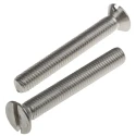 RS PRO Slot Countersunk Stainless Steel Machine Screw 60 mm M8 914-1747
