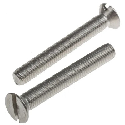 RS PRO Slot Countersunk Stainless Steel Machine Screw 60 mm M8 914-1747
