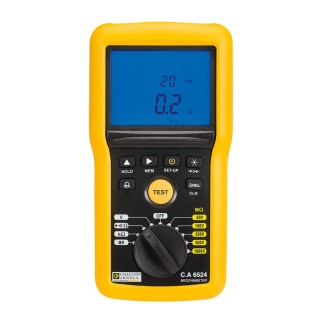 Chauvin Arnoux Insulation & Continuity Tester 50 V Min 1 kV Max 200 GΩ CAT IV CA 6524 P01140824