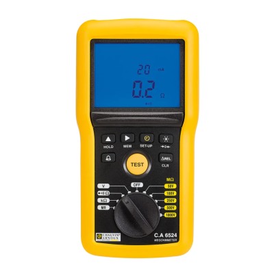 Chauvin Arnoux Insulation & Continuity Tester 50 V Min 1 kV Max 200 GΩ CAT IV CA 6524 P01140824