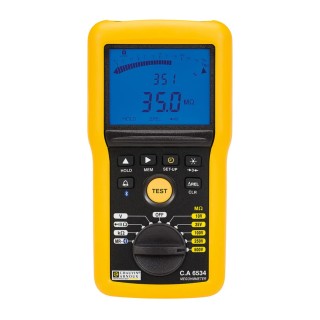 Chauvin Arnoux Insulation & Continuity Tester 10 V Min to 500 V Max, 50 GΩ Resistance, CAT IV 600 V P01140834