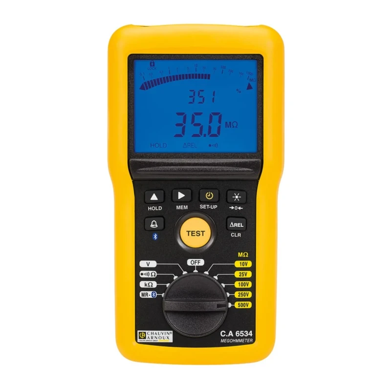 Chauvin Arnoux Insulation & Continuity Tester 10 V Min to 500 V Max, 50 GΩ Resistance, CAT IV 600 V P01140834