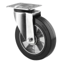 Tente Heavy Duty Swivel Castor 300 kg Load Capacity 125 mm Elastic Tyre 3670IEP125P63
