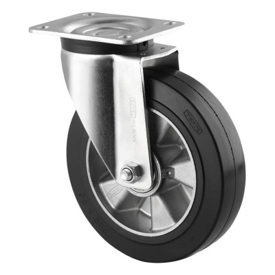 Tente Heavy Duty Swivel Castor 300 kg Load Capacity 125 mm Elastic Tyre 3670IEP125P63