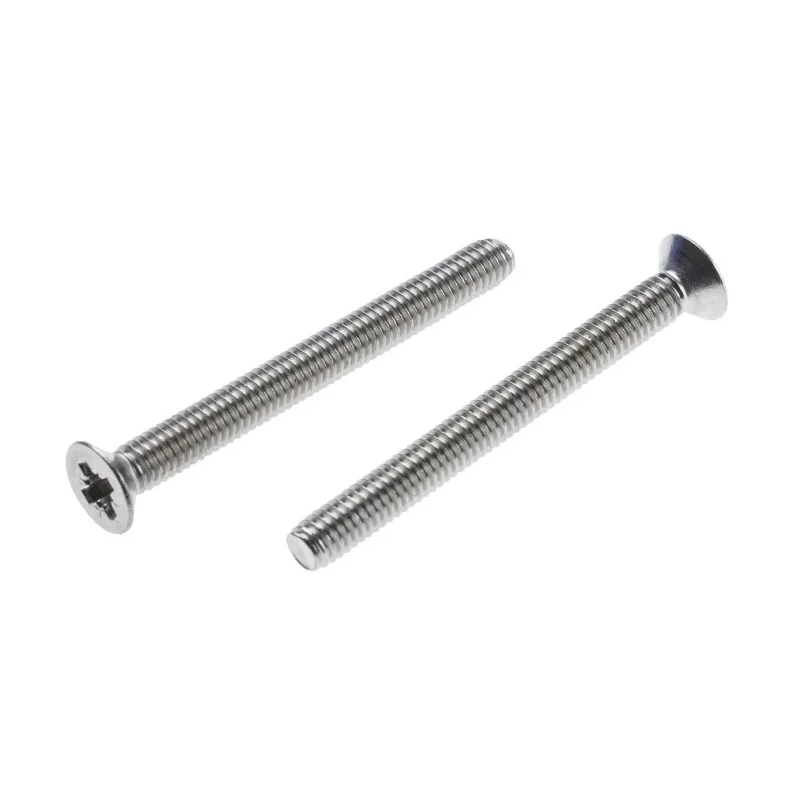 RS PRO Pozidriv Countersunk Stainless Steel Machine Screw M4 40 mm A2 304 Grade 914-1793
