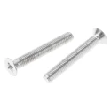 RS PRO Pozidriv Countersunk Stainless Steel Machine Screw 35mm M5 914-1800