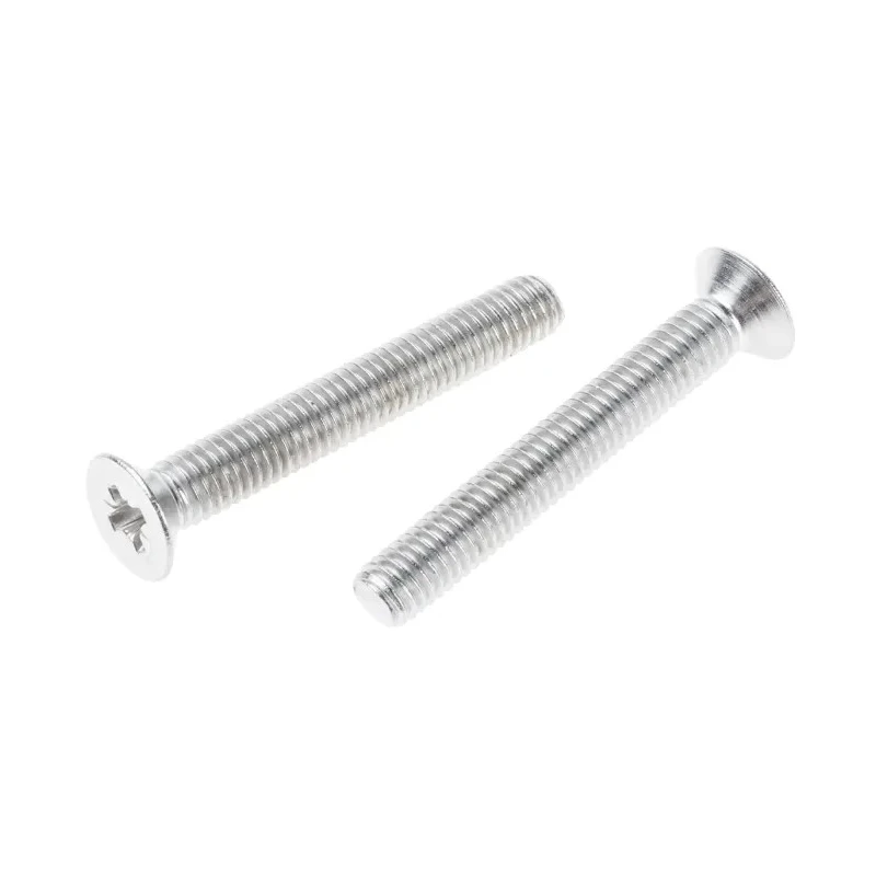 RS PRO Pozidriv Countersunk Stainless Steel Machine Screw 35mm M5 914-1800