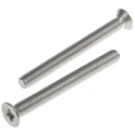 RS PRO Pozidriv Countersunk Stainless Steel Machine Screw 50 mm M5 914-1813