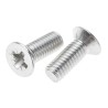 RS PRO Pozidriv Countersunk Stainless Steel Machine Screw M6 Thread 16 mm Length 914-1810