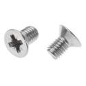 RS PRO Pozidriv Countersunk Stainless Steel Machine Screw 10 mm M6 914-1816