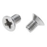RS PRO Pozidriv Countersunk Stainless Steel Machine Screw 10 mm M6 914-1816