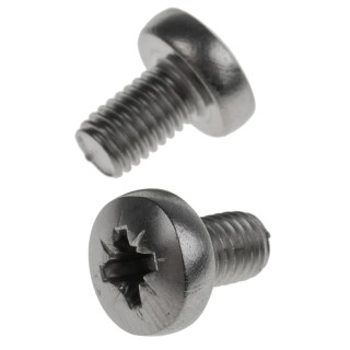 RS PRO Pozidriv Pan Stainless Steel Machine Screw 8 mm M5 914-1857