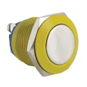 RS PRO Push Button Switch Momentary Panel Mount 19 mm Cutout SPST IP65 Rated 36 V dc 914-3566
