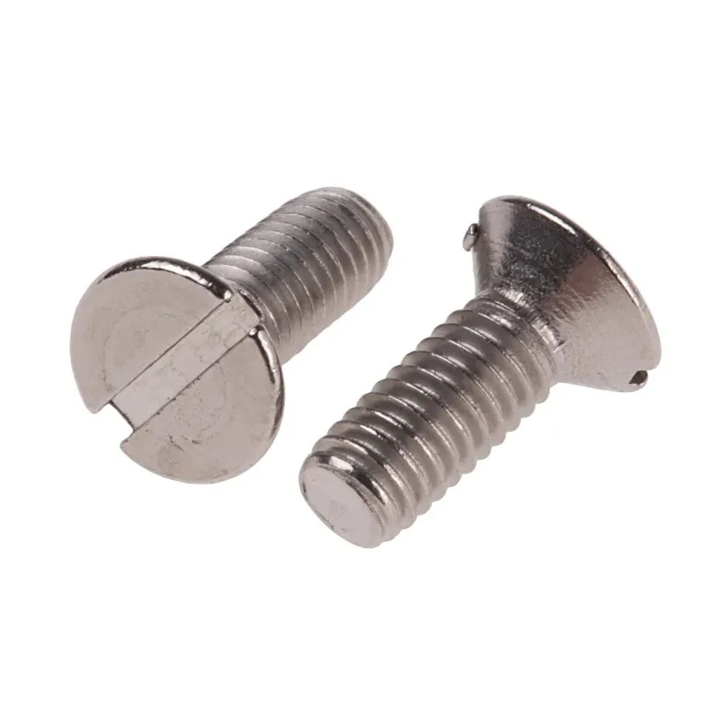 RS PRO Stainless Steel Slot Countersunk Machine Screw M3 Thread 8mm Length 914-1863