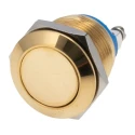 RS PRO Push Button Switch Momentary Panel Mount SPST IP65 19 mm Cutout 36 V DC 914-3569