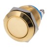 RS PRO Push Button Switch Momentary Panel Mount SPST IP65 19 mm Cutout 36 V DC 914-3569
