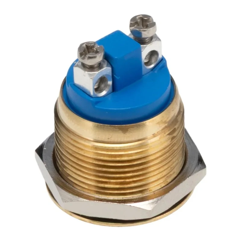 RS PRO Push Button Switch Momentary Panel Mount SPST IP65 19 mm Cutout 36 V DC 914-3569