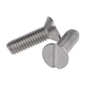 RS PRO Slot Countersunk Stainless Steel Machine Screw M3 x 10mm A4 Grade 914-1866