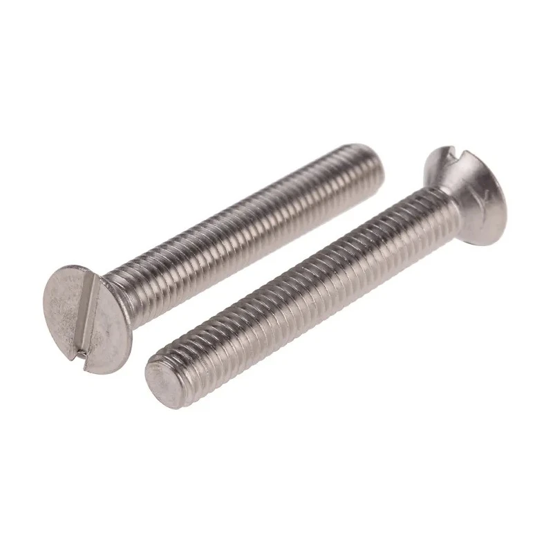 RS PRO Slot Countersunk Stainless Steel Machine Screw 35 mm M5 914-1885
