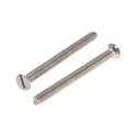 RS PRO Slot Countersunk Stainless Steel Machine Screw 60 mm M5 914-1891