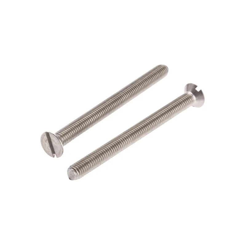 RS PRO Slot Countersunk Stainless Steel Machine Screw 60 mm M5 914-1891