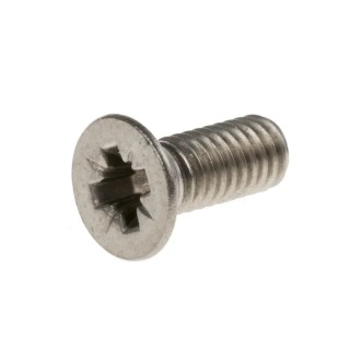 RS PRO Pozidriv Countersunk Stainless Steel Machine Screw 10 mm M4 914-1949