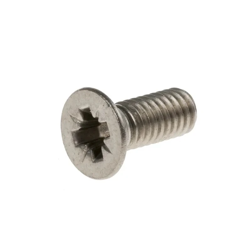 RS PRO Pozidriv Countersunk Stainless Steel Machine Screw 10 mm M4 914-1949