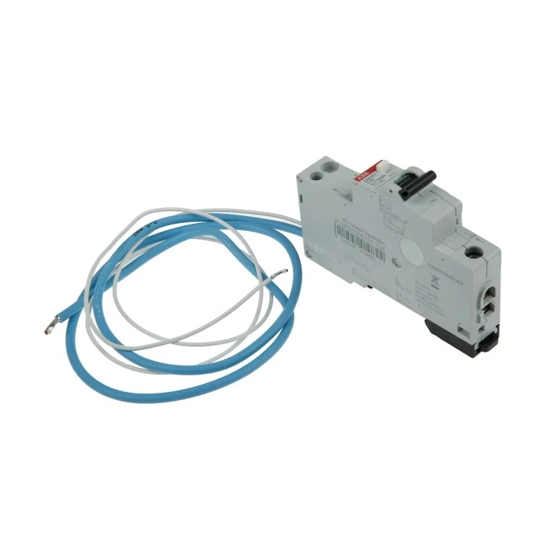 ABB Residual Current Circuit Breaker with Overload Protection 10A Current Rating 2CSR255051R1104 DSE201 C10 AC30 - N Blue