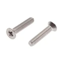 RS PRO Pozidriv Countersunk Stainless Steel Machine Screw 25 mm M5 914-1951