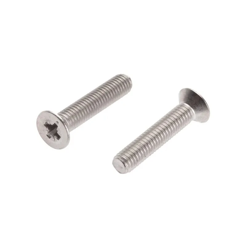 RS PRO Pozidriv Countersunk Stainless Steel Machine Screw 25 mm M5 914-1951