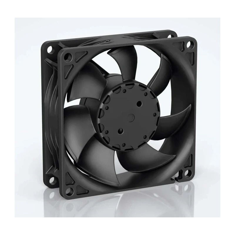 ebm-papst 8450 Series Axial Fan 24V DC 6.8W 0.12A 117 m³/h 80x25.4x25.4 mm IP20 