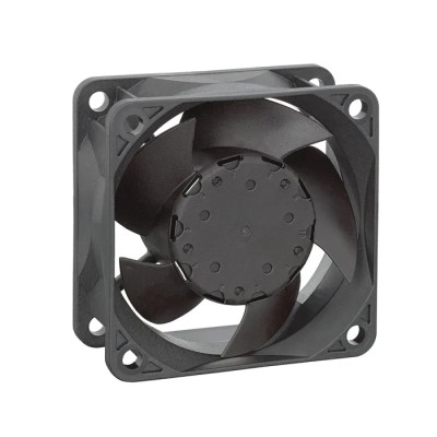 ebm-papst 630 Series Rated Axial Fan, 12 V DC, 40 m³/h Air Flow, 1.8 W Power, 0.12 A Max Current, 60 mm x 25.4 mm x IP68