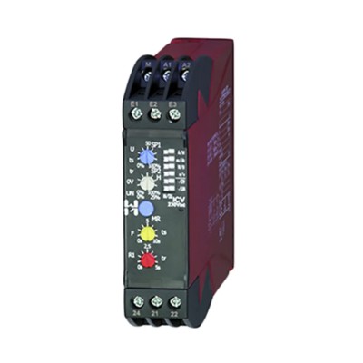 Hiquel Monitoring Relay Single Phase 0/450 V Monitor Range DPDT Contact DIN Rail Mount ICV 115Vac