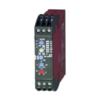 Hiquel 3 Phase Monitoring Relay 150/440 V Monitor Range, DPDT Contact Configuration, DIN Rail Mount ICP.400AC