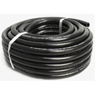 RS PRO Ethylene Propylene Diene Monomer Rubber High Tensile Textile Reinforced Hose Pipe 25mm ID, 34mm OD, 20m 914-5553