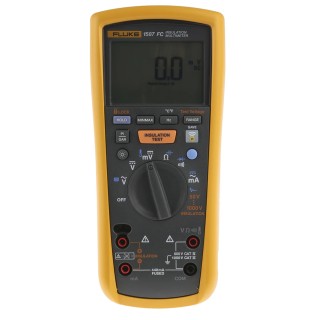 Fluke Digital Insulation Tester 50 V Min, 1 kV Max, 2 GΩ Resistance, 1 mA Test Current, CAT IV, CAT III Safety 2491945
