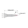 Thermaltronics 1.78 mm Bevel 14 mm Soldering Iron Tip for MX-500, MX-5200, MX-5000, TMT-9000S-2, TMT-9000S-1 M7BV350