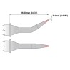 Thermaltronics 0.4 mm Bent Sharp 16 mm Soldering Iron Tip for TMT-9000S-2, MX-500, MX-5000, MX5200 M7B325