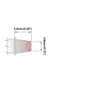 Thermaltronics 3 mm Straight Chisel 5.2 mm Soldering Iron Tip for MX-5200, MX-5000, TMT-9000S-1, MX-500 M8CH181