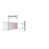 Thermaltronics 3 mm Straight Chisel 5.2 mm Soldering Iron Tip for MX-5200, MX-5000, TMT-9000S-1, MX-500 M8CH181