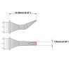 Thermaltronics 1.5 mm Bent Chisel 12 mm Length Soldering Iron Tip PM75CB226