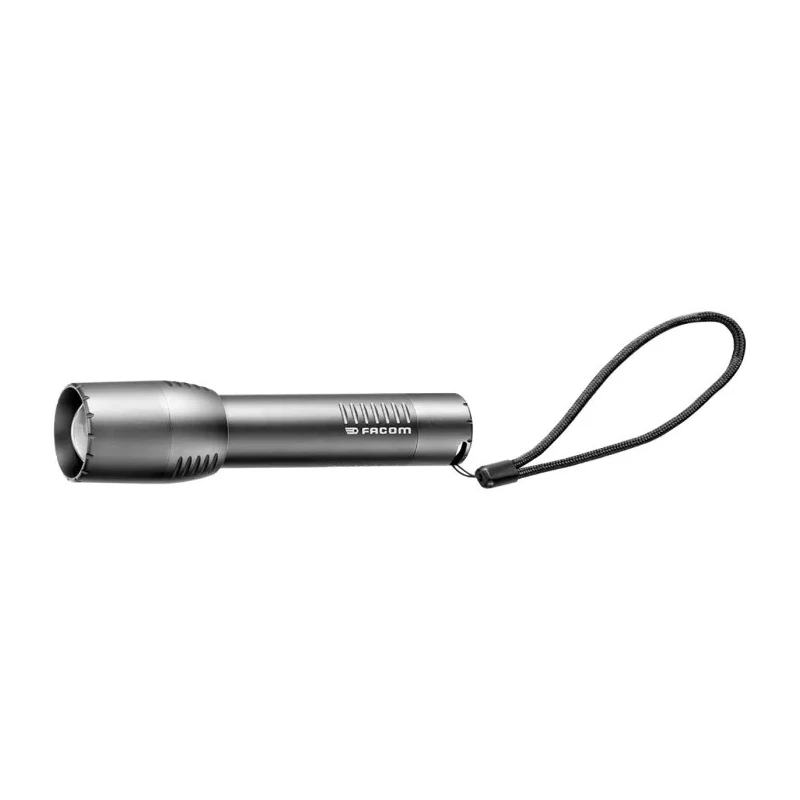 Facom LED Torch Black Rechargeable Aluminium Housing 814 lm Luminous Flux IP65 Rated 18.5h Runtime 779.CRTPB