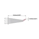 Thermaltronics 0.5 mm Bent Sharp 14 mm Soldering Iron Tip PM75SB276 for MFR-PS1K, MFR-PS2200, MFR-PS1100, MFR-PS2K