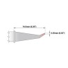Thermaltronics 0.5 mm Bent Sharp 14 mm Soldering Iron Tip PM75SB276 for MFR-PS1K, MFR-PS2200, MFR-PS1100, MFR-PS2K
