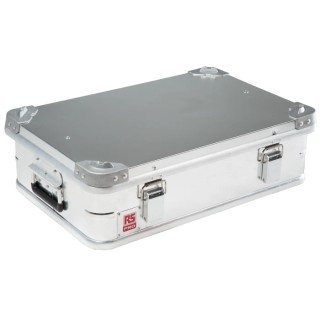 RS PRO Metal Waterproof Watertight Aluminium Transit Case 580 mm x 385 mm x 180 mm 914-4121